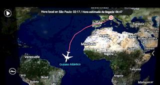 Eindr&uuml;cke vom Flug