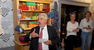 Stiftungsratspr&auml;sident Albert Bass an der Er&ouml;ffnung.