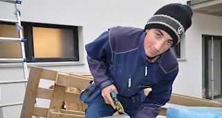 Mathias Fux ist im 3. Lehrjahr als Spengler bei der Lauber Iwisa.