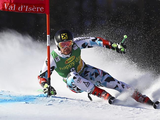 Marcel Hirscher auf dem Weg zur Bestzeit