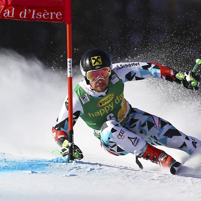 Marcel Hirscher auf dem Weg zur Bestzeit