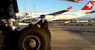 Olivier Montani fliegt das Flaggschiff der Swiss, die Boeing 777-300ER.