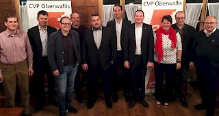 Von links: Rainer Studer, Urs Juon, Nicolas Imboden, Bernd Kalbermatten, Aaron Karlen, David Volken, Marc Willisch, Gaby Fux, Damian Bumann und Niklaus Furger. (Es fehlt Franziska Biner)