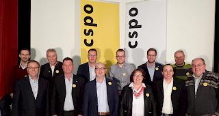 Die Kandidaten der CSP Bezirk Visp.