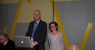 Kapitalverwalter Peter-Anton Mathier und Schreiberin Patrizia Troger. 