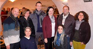 Stehend von links: Adrian Streun, Barbara Wyer-Karlen, Marc Kalbermatter, Staatsratspr&auml;sidentin Esther Waeber-Kalbermatten, Gilbert Truffer und Daniela Salzgeber. Sitzend: Laetitia Heinzmann Bellwald und Enya Pfammatter.