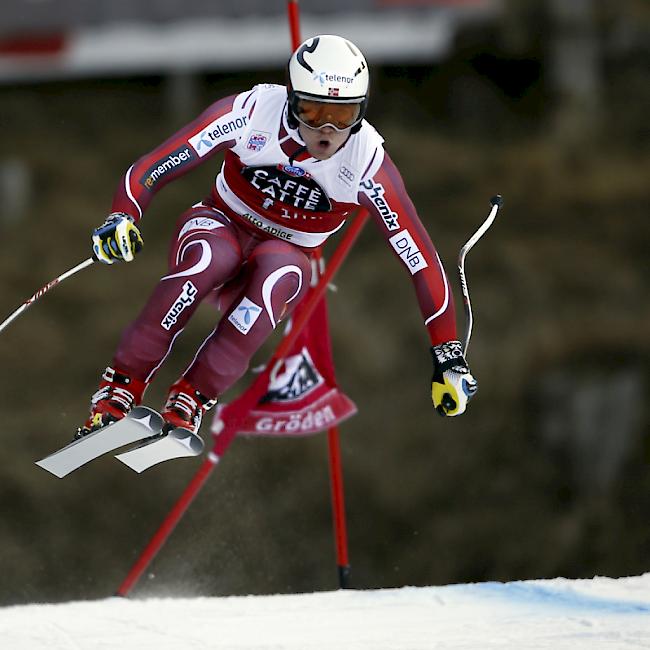 Aleksander Kilde war im einzigen Training in Garmisch deutlich der Schnellste