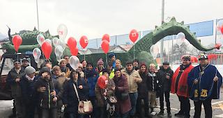 Die Natischer Drachent&ouml;ter haben am Mittwoch Besuch von Insieme Oberwallis erhalten.