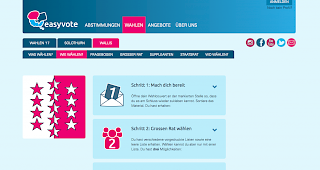 St&uuml;tze. Easyvote hilft bei der Staatsratswahl.