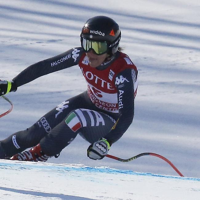 Sofia Goggia gewann in Jeongseon auch den Super-G