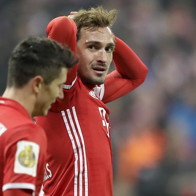 Mats Hummels steht Bayern München am Mittwoch im Viertelfinal-Hinspiel der Champions League gegen Real Madrid nicht zur Verfügung