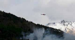 Zwei Helikopter der Air-Glaciers standen im Einsatz.