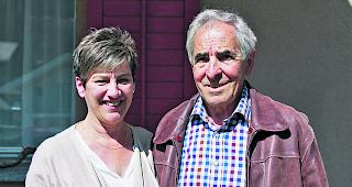Dienstschluss. Christine Furrer und Hans Sigg gehen in Pension. 