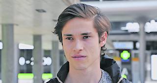 Ian Warm, mit 18 Jahren im Kader des FC Visp.