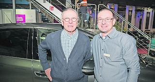 Bernhard (72) und Silvio Lüthi (42), beide aus Naters.