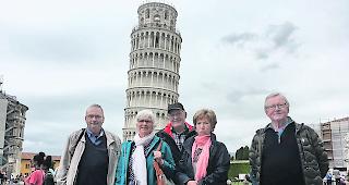 Nach einer spektakul&auml;ren Rettungsaktion Ende der 1990er-Jahre ist der schiefe Turm von Pisa jetzt etwas weniger schief.