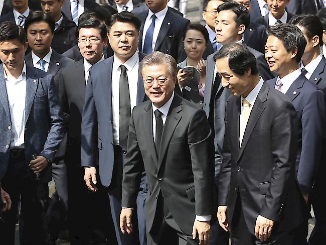 Frischer Wind in Südkorea: Wahlsieger Moon Jae In steht für eine neue Ära in der Nachbarschaftsbeziehung.