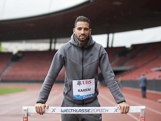 Kariem Hussein beim Fototermin einige Wochen vor dem Saisonstart