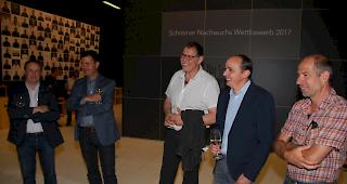 Die Gemeindepr&auml;sidenten des n&auml;chstj&auml;hrigen Ehrengasts. Von links: Dominik Abgottspon, Urs Juon, Egon Furrer, Stefan Lorenz und Urban Andenmatten.