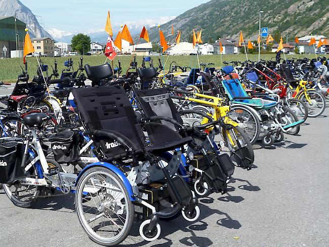 Das Angebot von Tandem 91 ist einzigartig in der Schweiz. Nirgends sonst können Behinderte oder Betagte so viele unterschiedliche Velos kostenlos ausleihen.