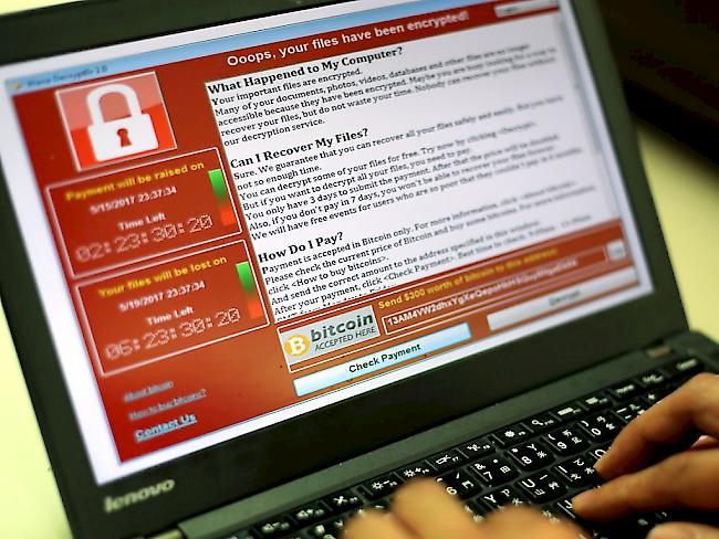 Cyber-Kriminelle nutzen die Coronavirus-Krise aus, um in der Schweiz Computer mit einer Schadstoffsoftware zu infizieren. Davor warnt die Melde- und Analysestelle Informationssicherung (Melani) über den Kurznachrichtendienst Twitter (Symbolfoto).
