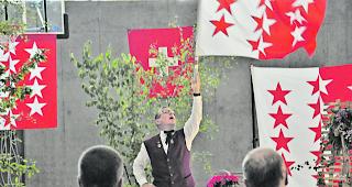 Senkrechtstarter. Anf&auml;nger Urs Schweizer ist stolz, am Jodlerfest auftreten zu k&ouml;nnen. Zumal er erst seit drei Jahren schwingt.