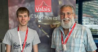 Adrian Wyer (22) und Antonino Catalano (58), beide aus Glis.