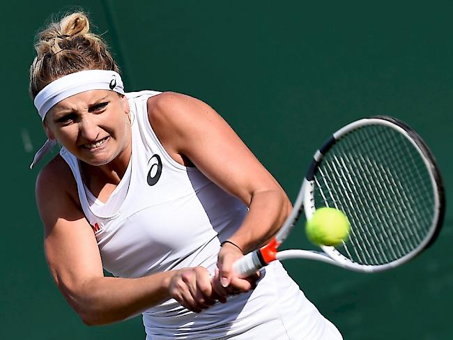 Timea Bacsinszky erreicht in Wimbledon die zweite Runde