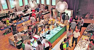 Breites Angebot. Blick in den Ausstellungssaal im Haus Rondo. 