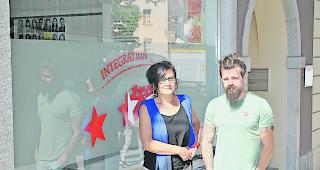 Daniela Zenklusen Jossen mit ihrem Nachfolger Claudio Grichting.