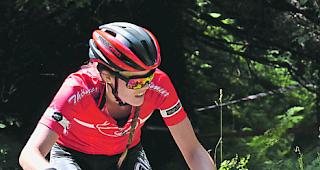 Dominant. Damen-Siegerin Romaine Wenger...