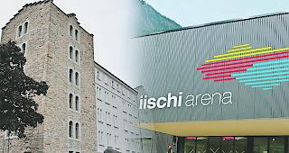 Vom Ornavassoturm zur neuen Eishalle in Brig&ndash;Glis: Im neuen Schuljahr erhalten auch Natischer Sch&uuml;ler Eislaufunterricht.