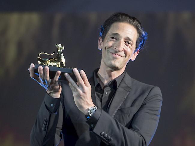 Nahm am 70. Filmfestival in Locarno einen Ehrenpreis entgegen: US-Schauspieler und Ausnahmetalent Adrien Brody.