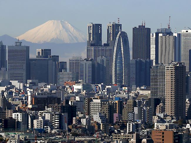 Die japanische Regierung in Tokio überrascht mit positiven Konjunkturzahlen. (Archivbild)