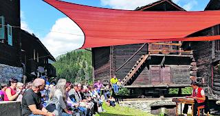 Packend. Hackbrett-Virtuose Nicolas Senn in Blatten: Packend war, was er bot. 