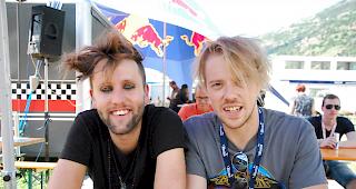 Gitarrist Michael Finger (links) und S&auml;nger Jay Messerli von The Souls.