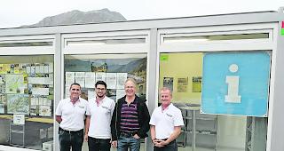 Neue Wege gehen. Von links: Stefan Luggen, Silvio Burgener, Urs Zenklusen, J&uuml;rg Krattiger. 