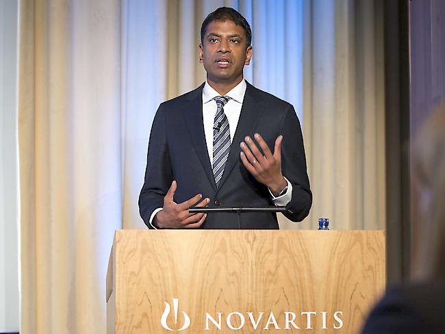 Vasant Narasimhan übernimmt 2018 das Ruder bei Novartis. (Archiv)