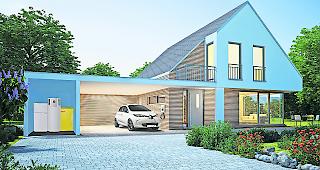 Autonom. Eine zentrale Steuerung soll den Eigenverbrauch im Geb&auml;ude optimieren. Visualisierung. 