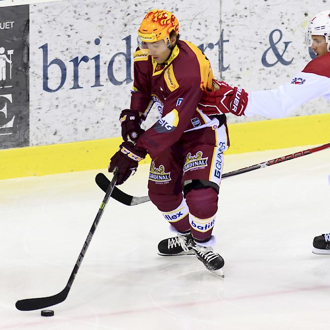 Erzielte für Genève-Servette das erste Tor der neuen Saison: der neue Captain und Goldhelm Kevin Romy