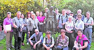 Kulturreise. Die Teilnehmer der Italienischkurse der Volkshochschule Oberwallis in der lombardischen Stadt Mantua.  