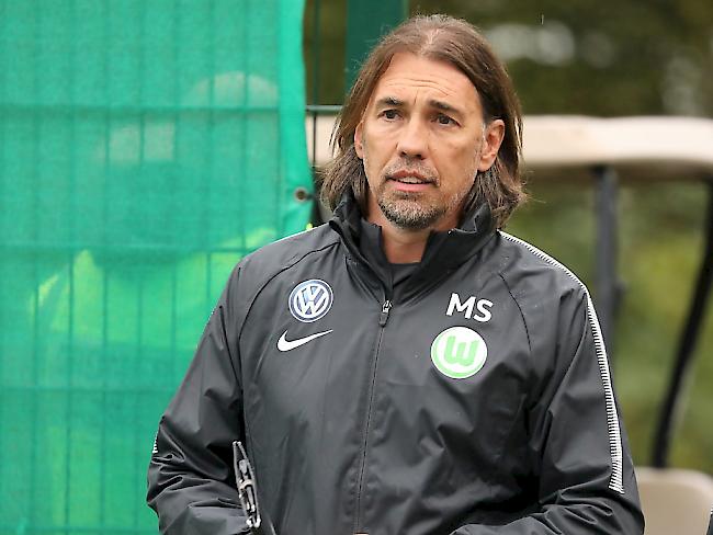 Heute das erste Spiel als Wolfsburg-Trainer: Martin Schmidt