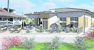 Die Cafeteria &laquo;Begegnung&raquo; in Modrica.