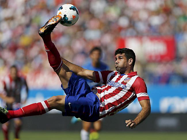 Diego Costa wird bald wieder im Trikot von Atlético zu bewundern sein (Archiv)