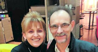 Gl&uuml;cklich. Zorica Milosevic mit ihrem Mann Mirko w&auml;hrend gl&uuml;cklichen gemeinsamen Ferien 2017. 