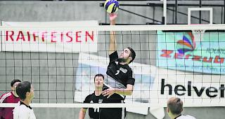 Voller Einsatz: Ramon Kaufmann und der VBC Herren Oberwallis.