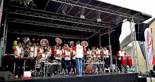 Die Swiss MountainBrass am grossen Winzerfest in D&ouml;ttigen auf der B&uuml;hne