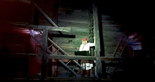 German Eyer als Georg Supersaxo im Hof des Supersaxo-Hauses