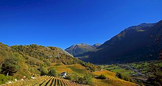 Sch&ouml;nstes Herbstwetter im ganzen Wallis