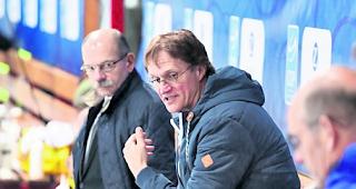 Louis Ursprung und Arno Del Curto beim Cupspiel vor drei Jahren.